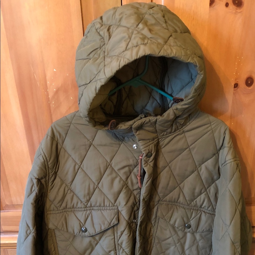 JCrew Men’s quilted Parka